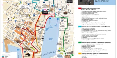Marseille ferðamaður kort pdf
