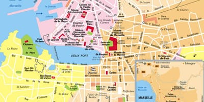 Höfn Marseille kort