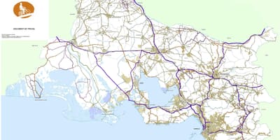 Kort af Marseille hjólinu 
