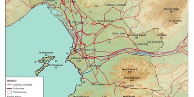 Landslaginu kort af Marseille