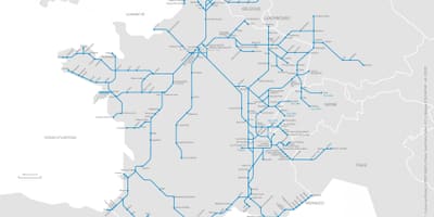 Kort af Marseille lest